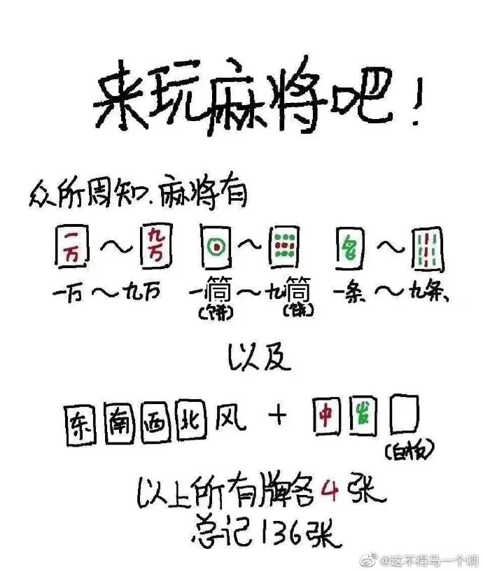 快速学会打麻将 ​​​哈哈哈来学